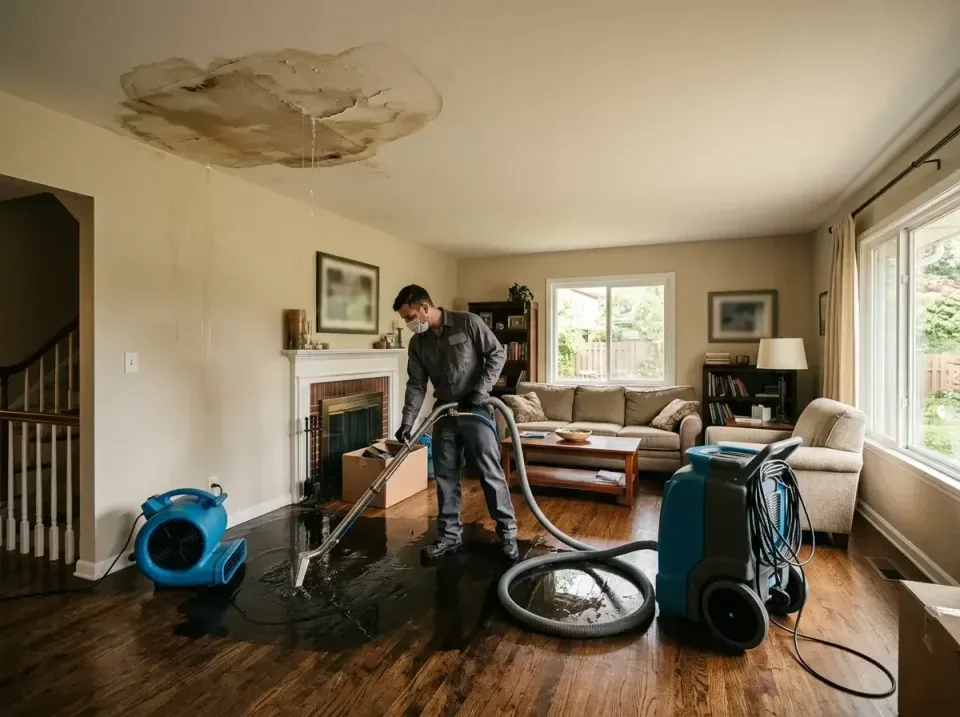 attic-pipe-burst-ceiling-drip-008 — frequently asked questions, Water Damage Restoration & Carpet Care in Sans Souci, SC